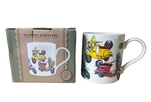 Vintage scooters coffee mug - mug,