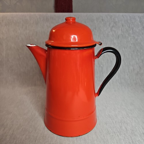 Vintage polish red enamel - polish,
