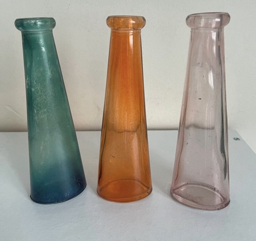 Vintage glass bottles based - vintage,