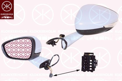 New complete door mirror lh - complete,
