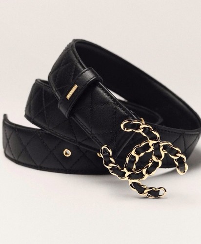 New chanel belt - new, calfskin