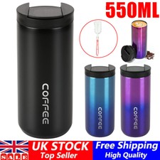 Thermal Travel Coffee Mug CUP Hot Warm Insulated Drinks Thermal Thermos Flask UK