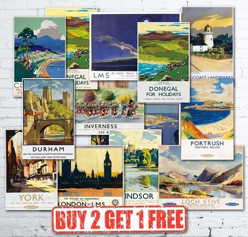 Vintage british travel - travel, poster