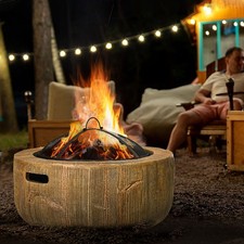 Fire pit with spark - with, screen