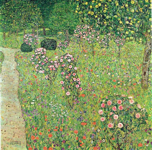 Gustav klimt orchard with - -,
