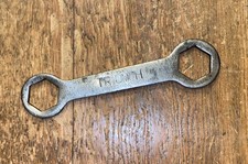VINTAGE RARE TRIUMPH RING SPANNER WRENCH 1/2 - 9/16 CLASSIC MOTORCYCLE TOOL ROLL