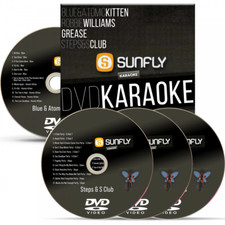 Sunfly DVD Karaoke 4 Discs Set
