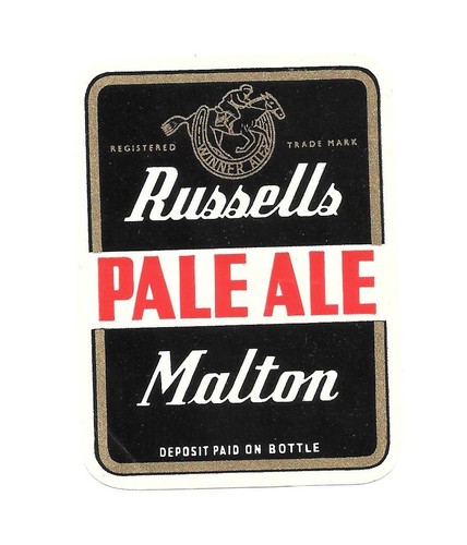 Old label russells - -, malton