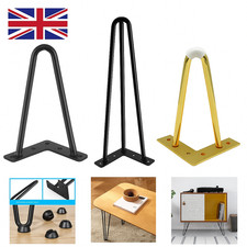 Set of Hair Pin Legs for Furniture – Stylish Metal Legs for Table, Desk & Bench