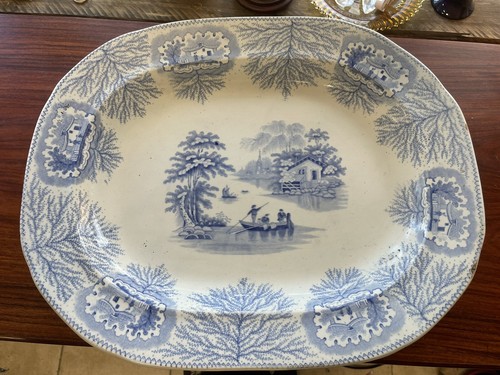 Antique blue white - antique,