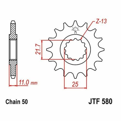 Sprocket z16 530 - sprocket, for