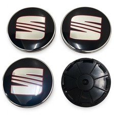 4X 63mm Seat Leon MK2 Style alloy wheel centre caps 1P0601165