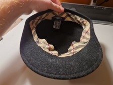 Burberry Newsboy Black Wool