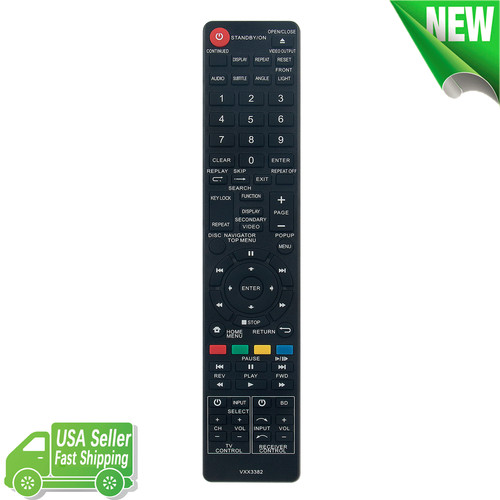 Vxx3382 replaced remote - vxx3382,