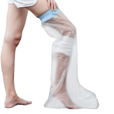 Waterproof Plaster Cast Cover - Reusable Adult Waterproof Leg Cover for Shower