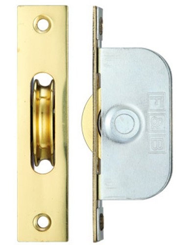 Sash pulley window - pulley, brass