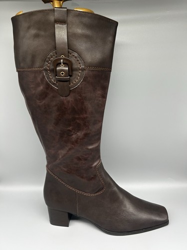 Ara brighton knee boots brown - brighton,