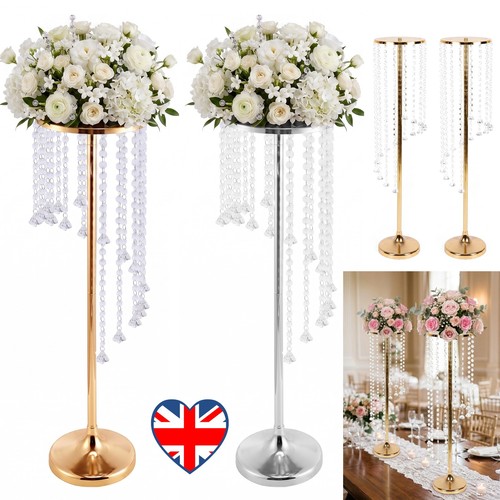 2pcs crystal vase - 2pcs, 35.4''