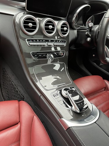 Real carbon fibre - carbon, centre