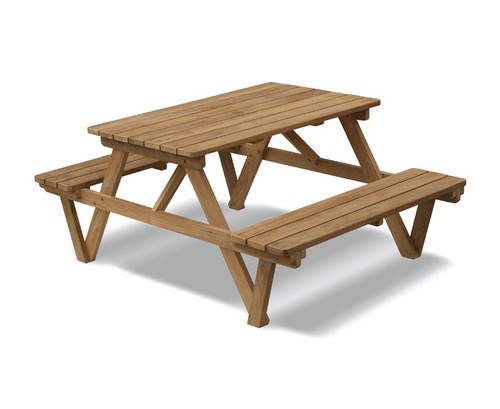 Teak 4ft picnic - 4ft, table,