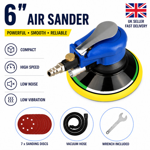 150mm air random orbital - 6",