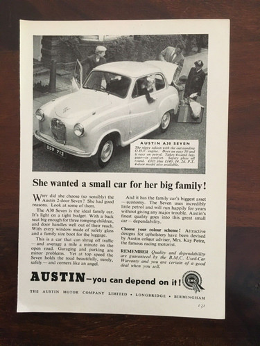 1955 austin a30 - 1955, seven