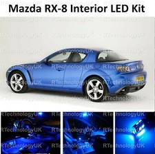 BLUE PREMIUM Mazda RX-8 Interior LED INTERIOR UPGRADE LIGHT KIT SET XENON