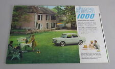 Brochure Simca 1000