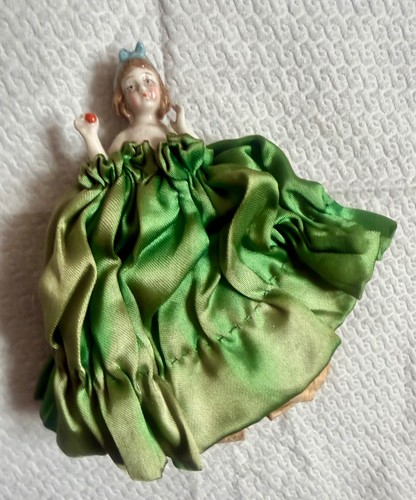 Antique porcelain half doll - antique,