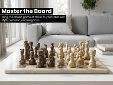 Elegant Marble Chess Set