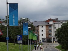 Photo A3 London 2012 Guildford Olympic Games banners in the Surrey Sport c2012