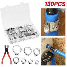 130x Single Ear Hose Clamps O