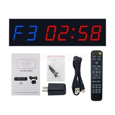 1.8" 6-Digit LED Gym Timer Boxing Timer Supports Countdown Count-up ot25 #A6-9