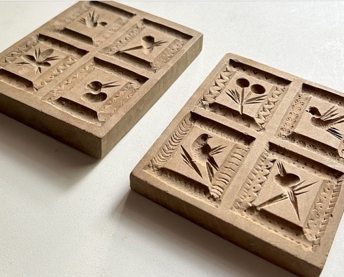 Vtg hand carved wooden - 2,