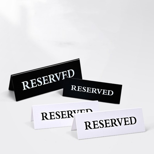 6pcs acrylic reserved table - 6pcs,