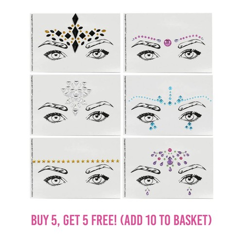 Face gems adhesive glitter - face,