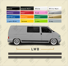 Fits VW T4 Transporter LWB - Side Stripe Graphic Vinyl Sticker Camper Decals