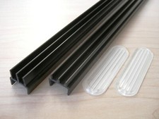 Vivarium glass track runners