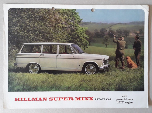 Hillman super minx - super, estate