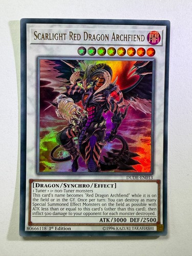 Scarlight red dragon - red, archfiend