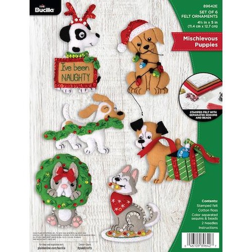 Bucilla felt ornaments - bucilla,