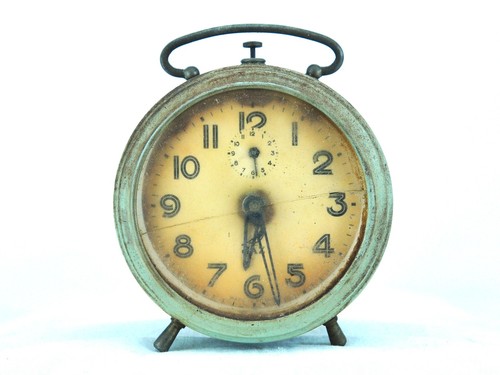 Vintage french jaz alarm clock - french,
