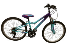 Apollo Vivid Junior Mountain Bike 24-inch Wheel, 18-Speed, Girls Age 8-12