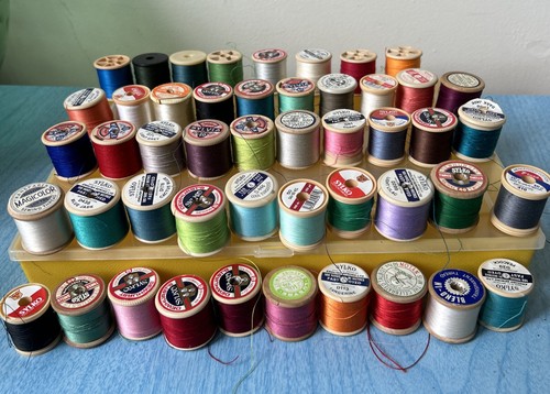 Vintage sylko wooden cotton - vintage,