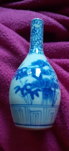 Antique japanese blue and - japanese,