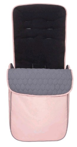 Silver cross pop footmuff - silver,