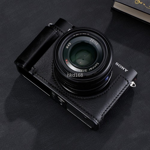 Real leather camera bag - camera,