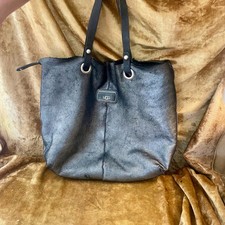 UGG Bag in Black and Silver With Fleece Lining