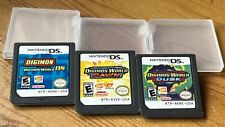 DIGIMON WORLD: DUSK, DAWN & DS - COMPLETE SET OF x 3 GAMES