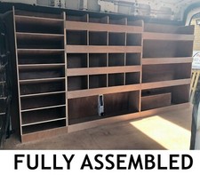 VW Crafter Van Shelving Racking LWB Plywood System Case Storage Unit